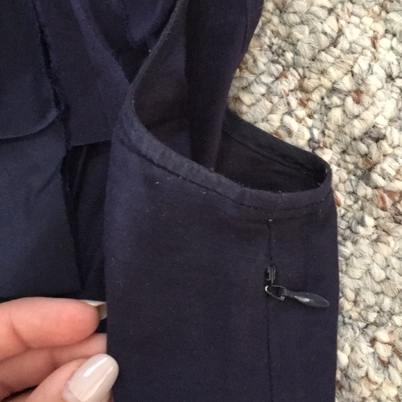 J.Crew Navy Ribbon-Detail Top - Picture 4 of 5